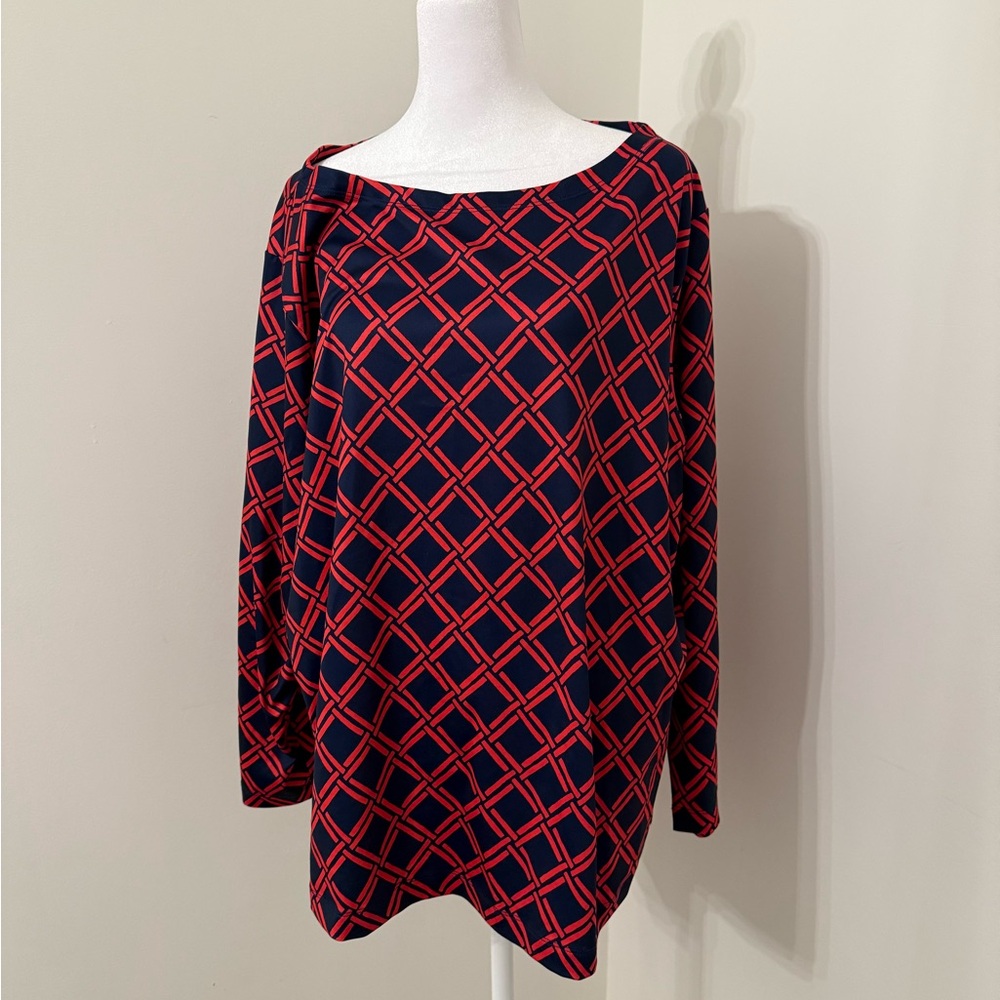 Vineyard Vines Sankaty Boatneck Shirt Size 3X